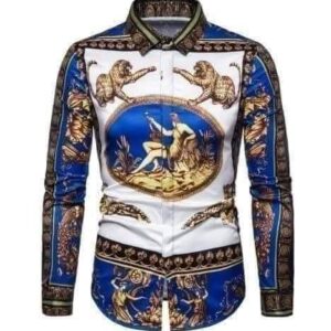 Cămașă cu Imprimeu Baroc/Opulent)