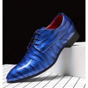 Aceștia sunt o pereche de pantofi eleganți, de tip Oxford sau Derby (cu șiret), destinați bărbaților.